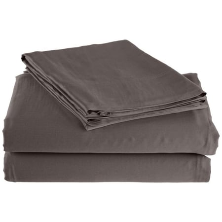 Superior  Rayon from Bamboo 300 Thread Count Solid Sheet Set  Queen-Grey B300QNSH SLGR